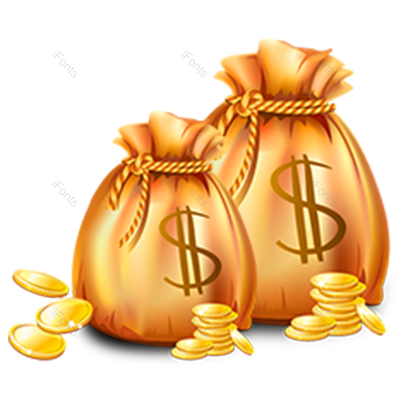 钱袋图片,喜庆元素,钱袋子PNG,福袋免抠素材